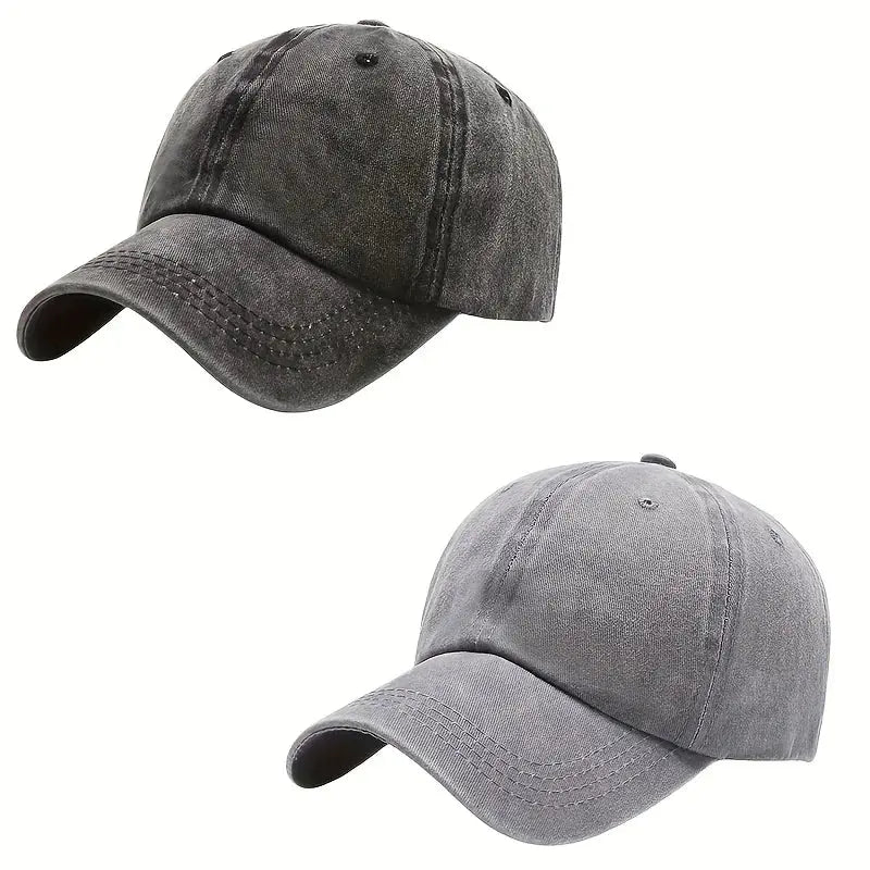 Men Women Unisex Baseball Cap Adjustable Solid Color Casual Hat Stretchy Fabric for Sports Secure Drawstring Closure Dad Hat - Suncollections