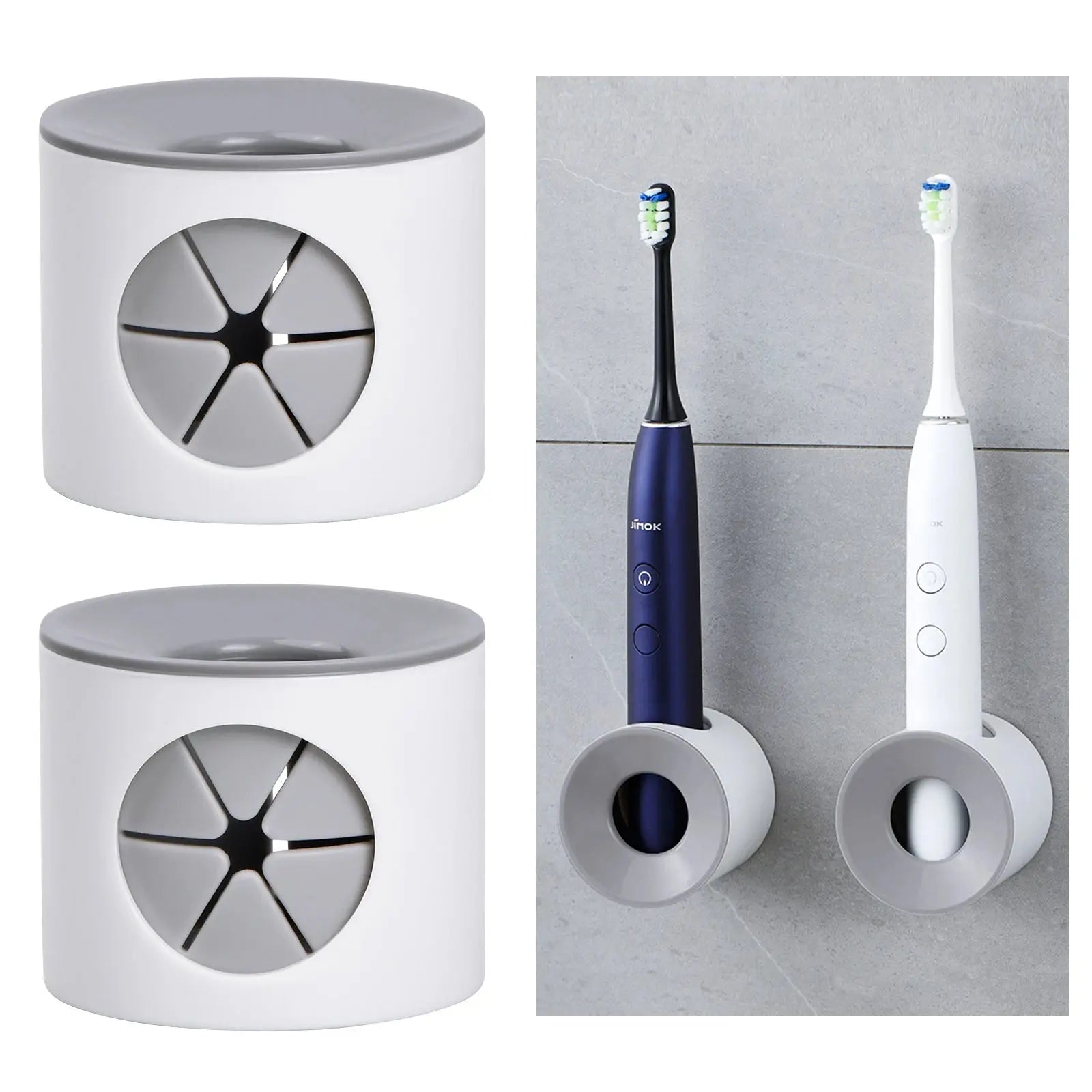 Electric Toothbrush Holder Wall Mounted Storage Rack - Suncollections