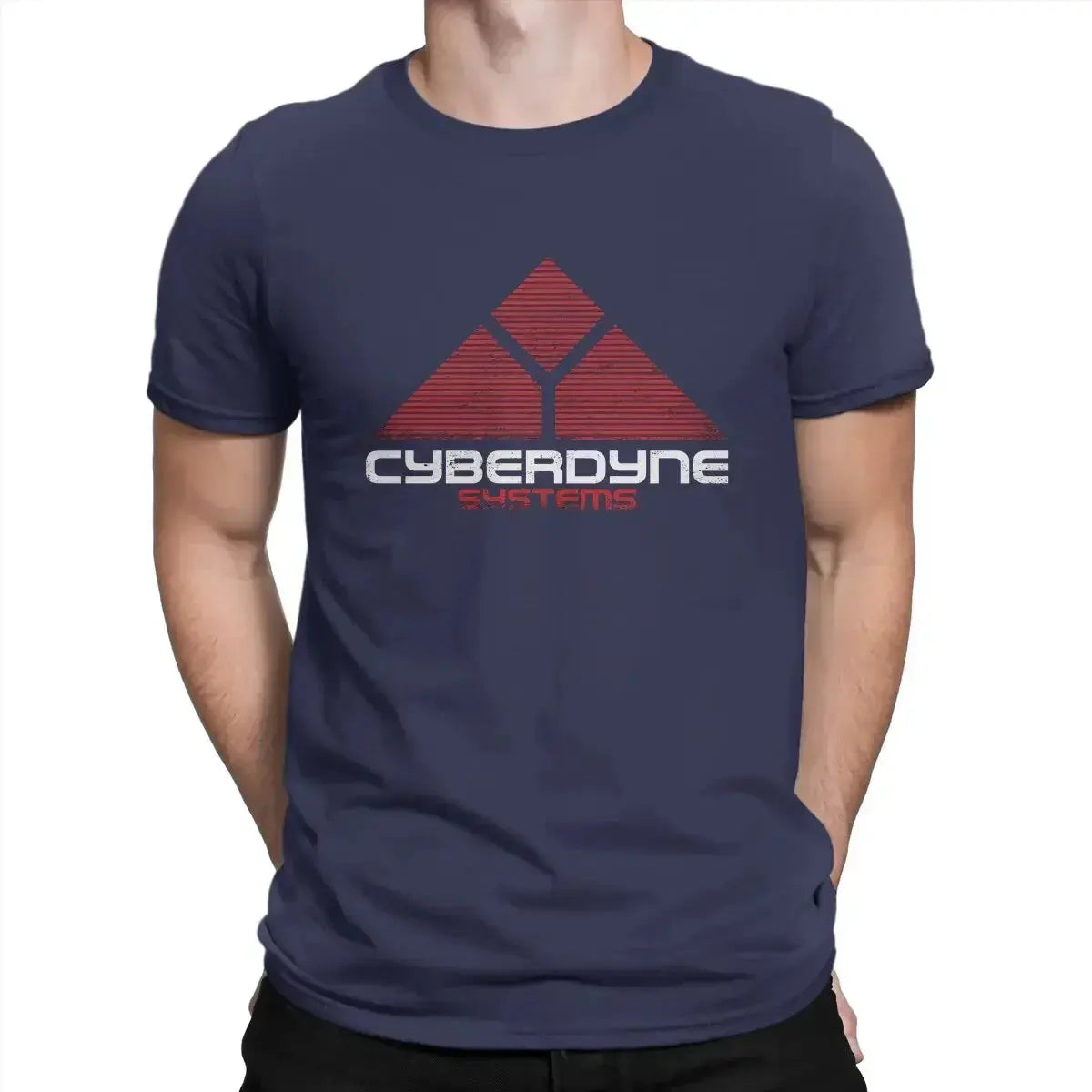 Men's Cyberdine Systems T Shirts The Terminator Science Fiction Movie Cotton Clothes Short Sleeve Round Neck Tees Summer T-Shirt - Suncollections