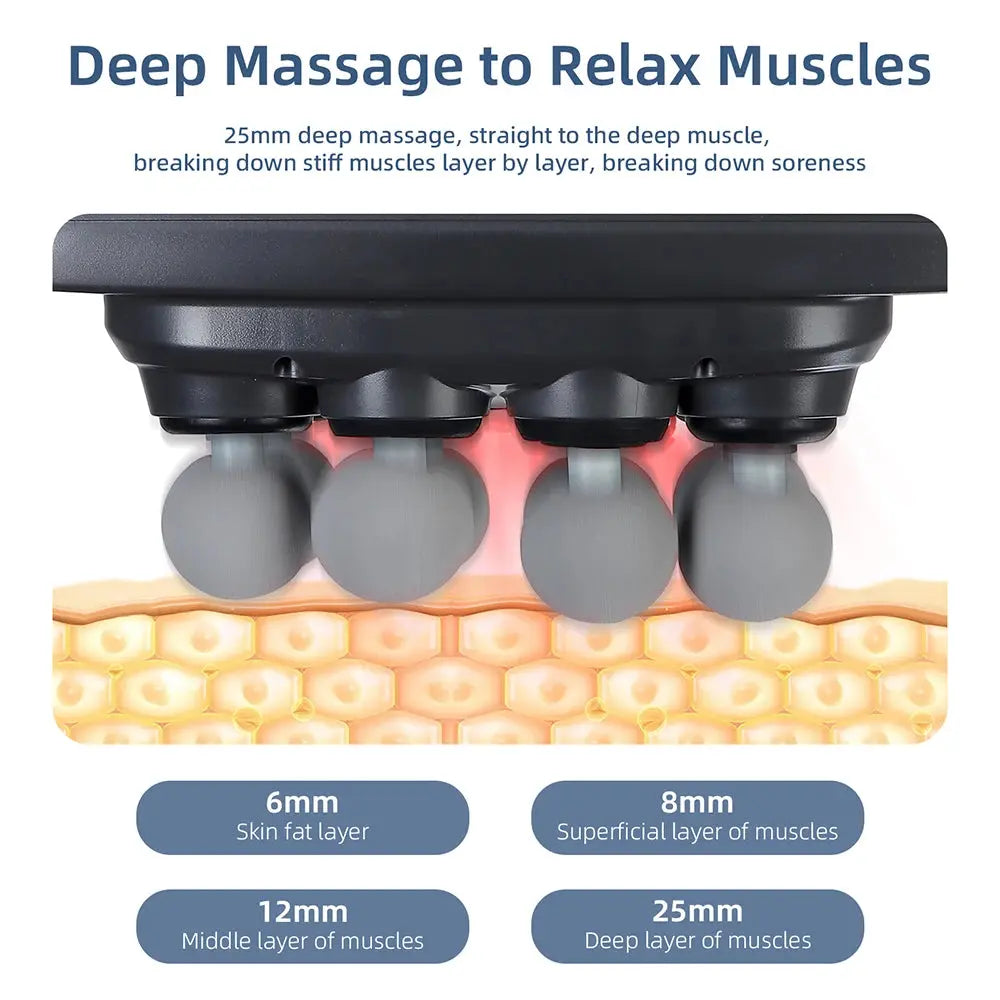 8-Head Fascia Gun High-Frequency Vibration - Suncollections