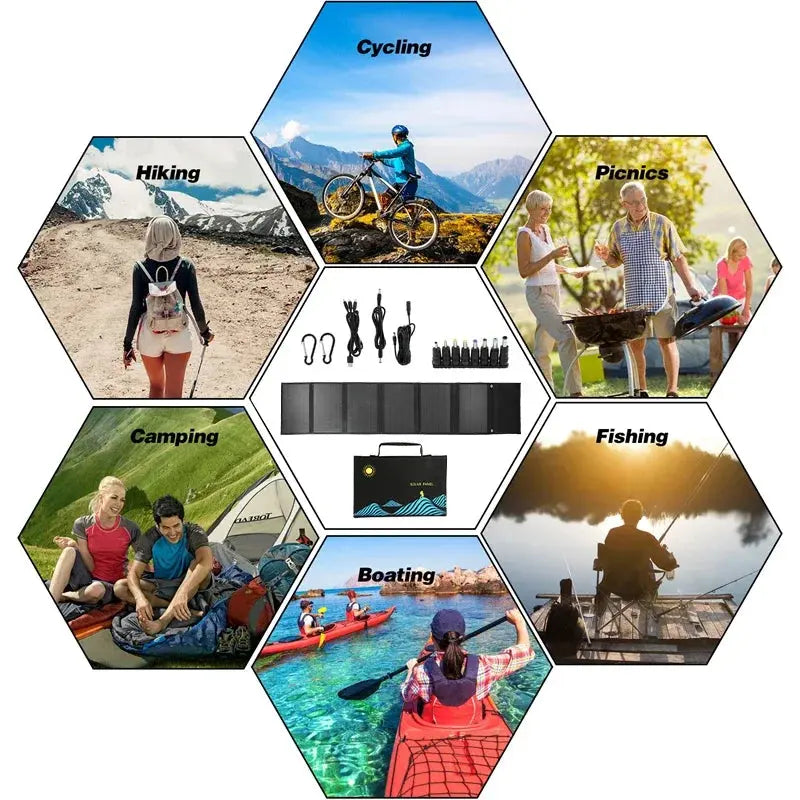 1000W Solar Folding Panel Portable Bag - Suncollections