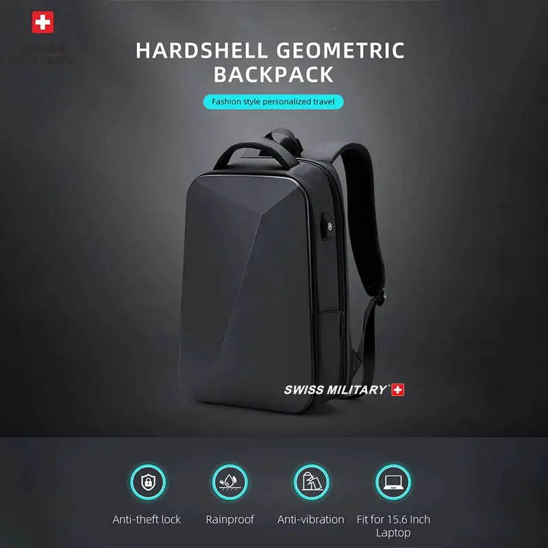 Swiss Military Brand Laptop Backpack Anti-theft Waterproof Casual Backpack USB Charging Men Business Travel Bag Backpack Mochila - Suncollections