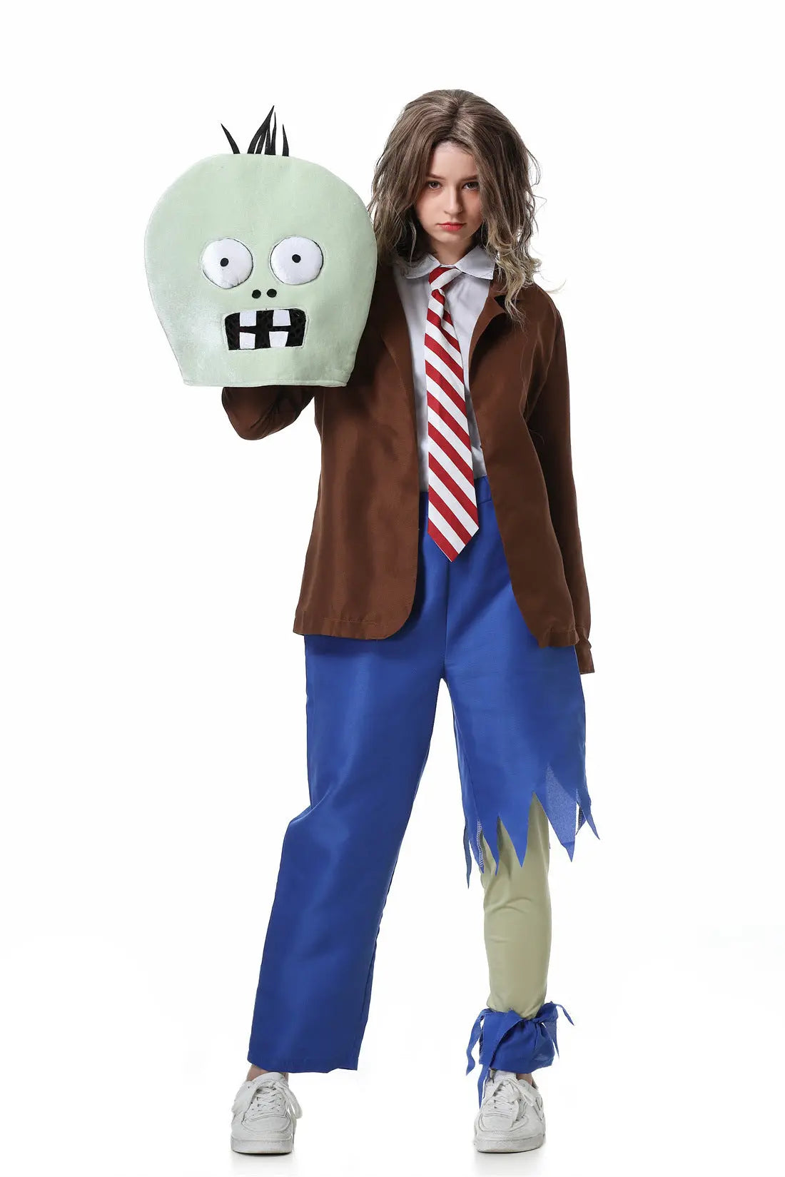 Halloween Kids Adult Funny Cosplay Game Zombies Novelty Jumpsuit Mask Outfit Clothes Festival Carnival Dress Up Party Stage Show Suncollections