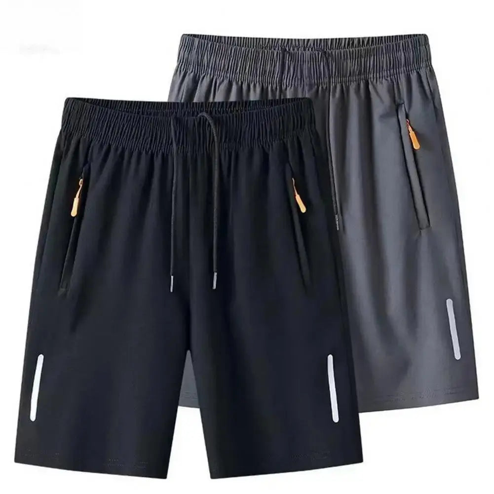 Men's Plus Size Summer Ice Silk Cool Short Pants Fashion Male Thin Loose Quick-dry Shorts Sweatpants Casual Sport Stretch Pants Suncollections
