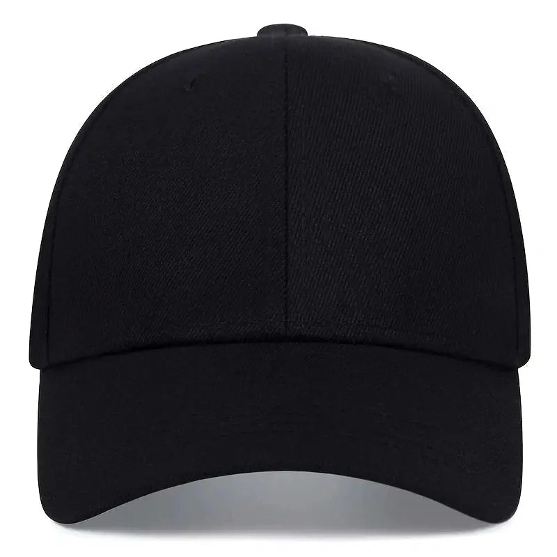 Unisex Simple Black Baseball Cap Solid Color Golf Hat Cotton Snapback Caps Casquette Hats Casual Hip Hop Dad Hats For Men Women - Suncollections