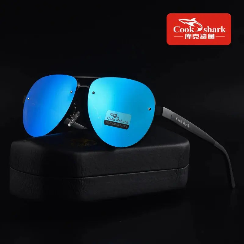 Cook's color-changing sunglasses polarized sunglasses for men's driving day and night dual-purpose driving mirror fishing glasse - Suncollections