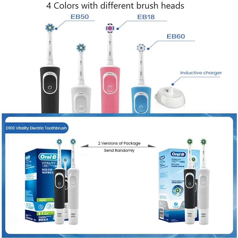 Oral B D100 Electric Toothbrush 2D - Suncollections
