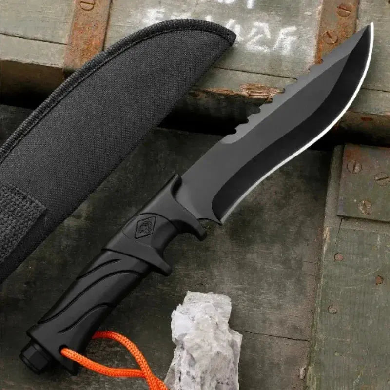 Outdoor Camping Tactical Straight Knife, Portable Outdoor Tool Knife - Suncollections