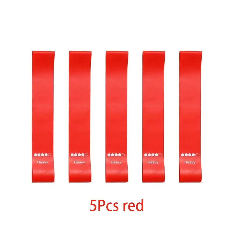 5Pcs/Set Yoga Resistance Rubber Bands - Suncollections