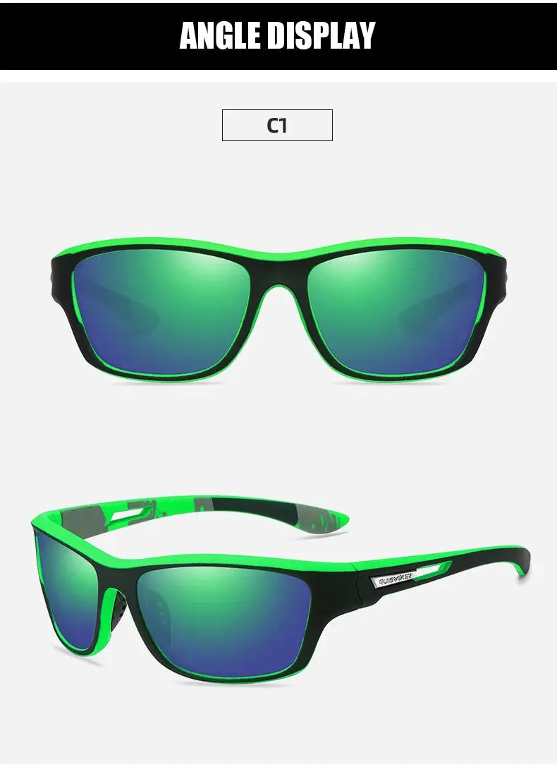 Brand New Men Sunglasses Polarized Sun Glasses Women UV400 Outdoor Baseball Softball Sport Eyewear Fishing Goggles - Suncollections