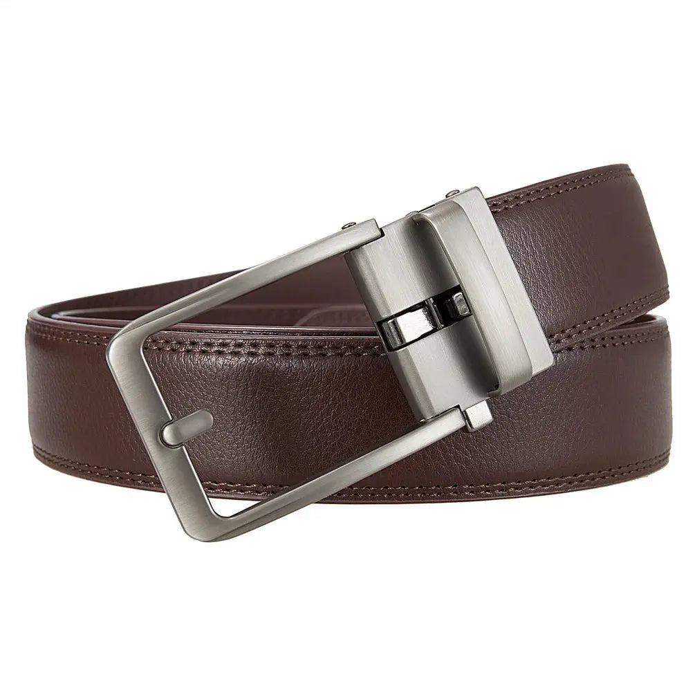 Famous Brand Belt Male Designer Automatic Buckle Genuine Leather - Suncollections