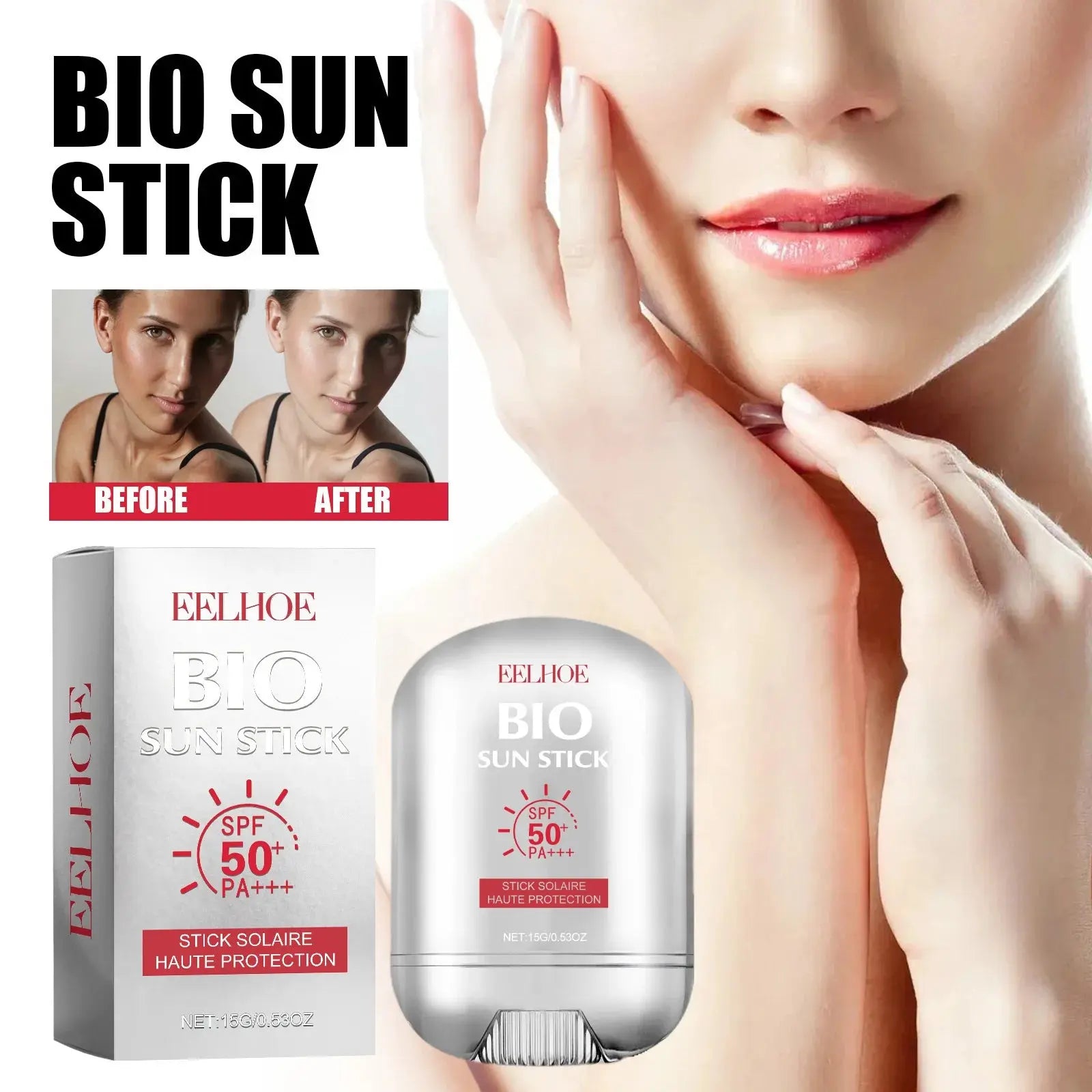 15g SPF 50+ Sun Cream Moisturize Whitening Anti Aging Face Sunscreen Refreshing Oil Control Cream Isolate Ultraviolet Face Care - Suncollections