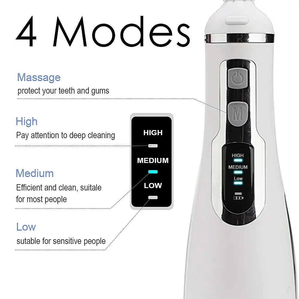 Waterpulse V500 Portable Oral Irrigator Dental Water Jet Flosser - Suncollections