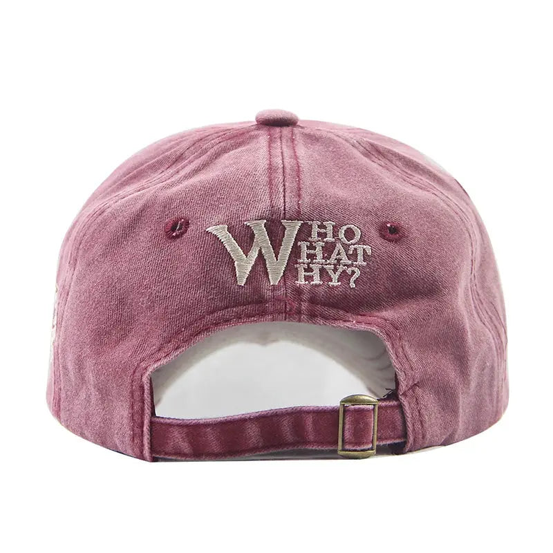 W Letter Baseball Cap - Suncollections