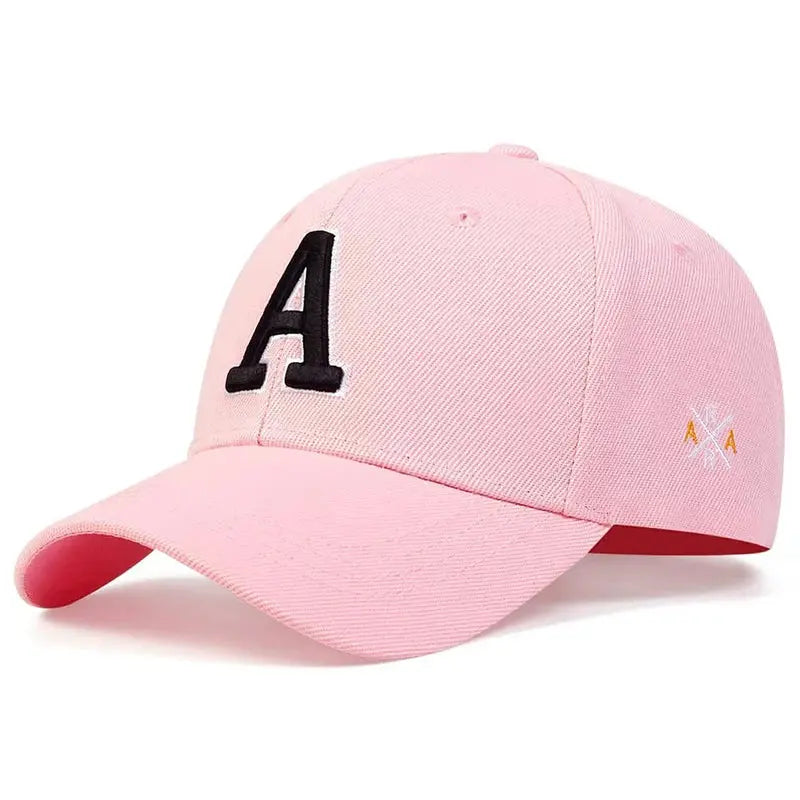 A Letter Side Ar Embroidery Baseball Caps - Suncollections