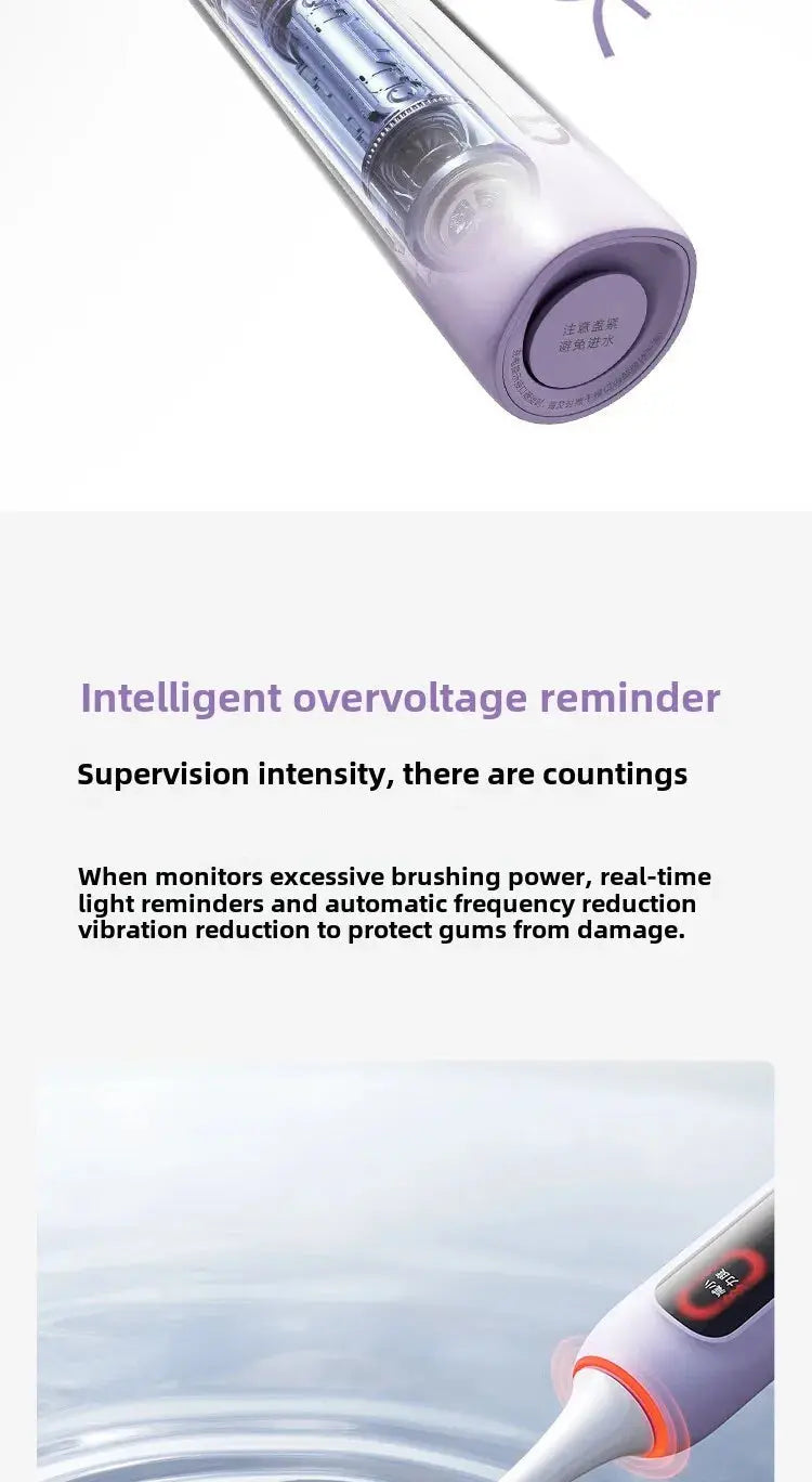 Xiaomi Mijia Sonic Sweep Vibration Electric Toothbrush Pro Intelligent Tooth Surface Recognition Digital Display Reminder - Suncollections