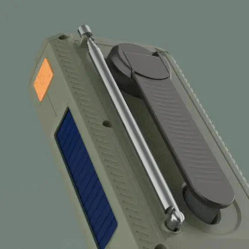 DAB/FM Bluetooth Emergency Radio Portable Solar Radio Receiver Hand Crank Dynamo Outdoor Radio Camping Speaker with Flashlight - Suncollections