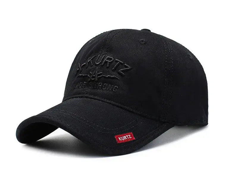 Spring New Baseball Cap Men's Korean Version Trendy Cap Outdoor Embroidery Sunhat Women's Sunscreen Cap Red Label Small A - Suncollections