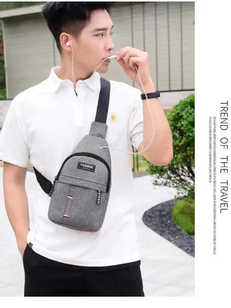 Men's Waterproof Large Capacity Fanny Pack, Adjustable Strap For Outdoor Activities, Travel Running, Hiking, And Cycling - Suncollections