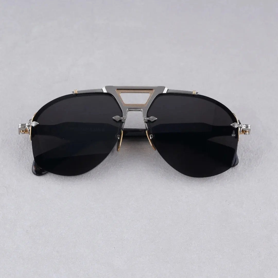 2024 Luxury Fashion Trend Vintage Sunglasses ALTA Alloy-Acetate Frame UV400 Lens Retro Big Oval Pilot Type 3A+ Original Quality - Suncollections
