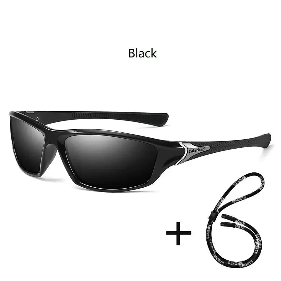 Men And Women Outdoor Sports Polarized Sunglasses With Chain Cycling Climbing Skiing Fishing Vintage Sun Glasses UV400 Eyewear - Suncollections