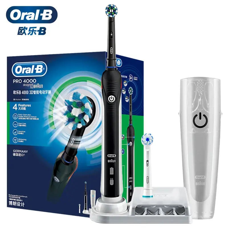 Oral B Electric Toothbrush Pro 4000 3D - Suncollections