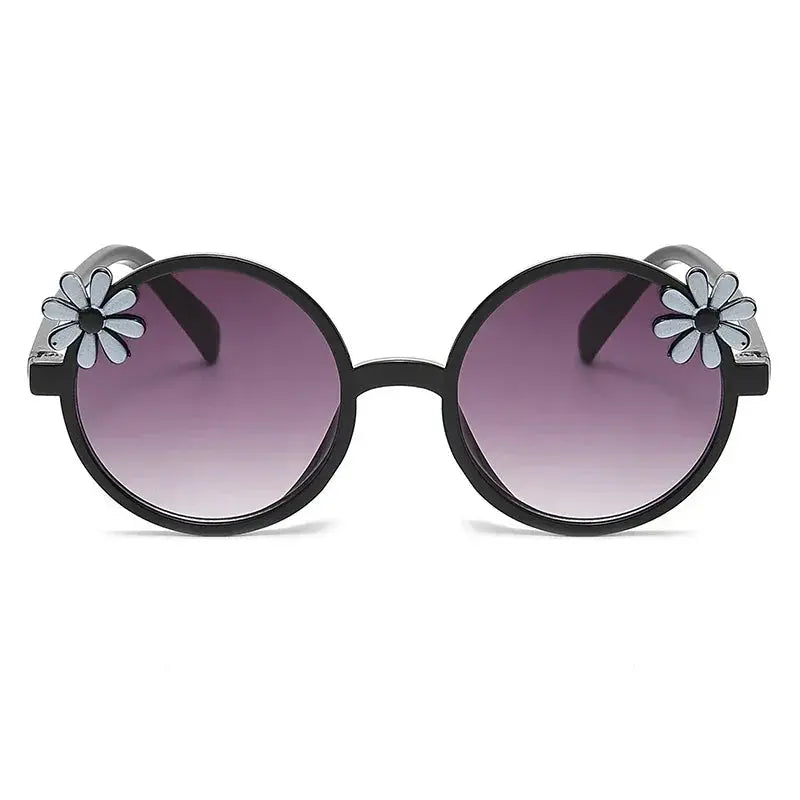 New Children's Glasses Floret Anti-ultraviolet Fashion Children's Sunglasses Outdoor Shading Travel Children's Mirror Eyewear - Suncollections