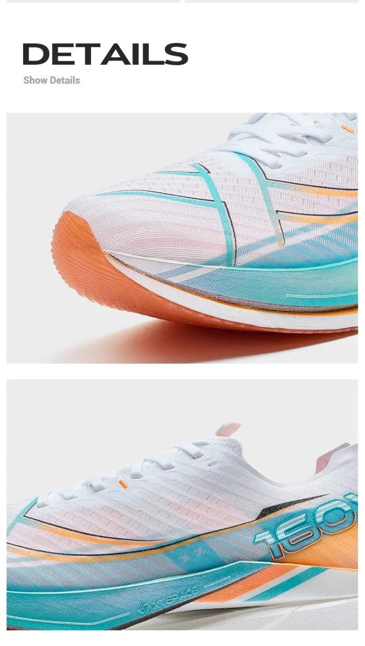 Xtep 160X 6.0 Running Shoes Professional Marathon PB Carbon Plate For Men 2024 Cushioning Shock Absorption Sneakers 976319110057 Suncollections