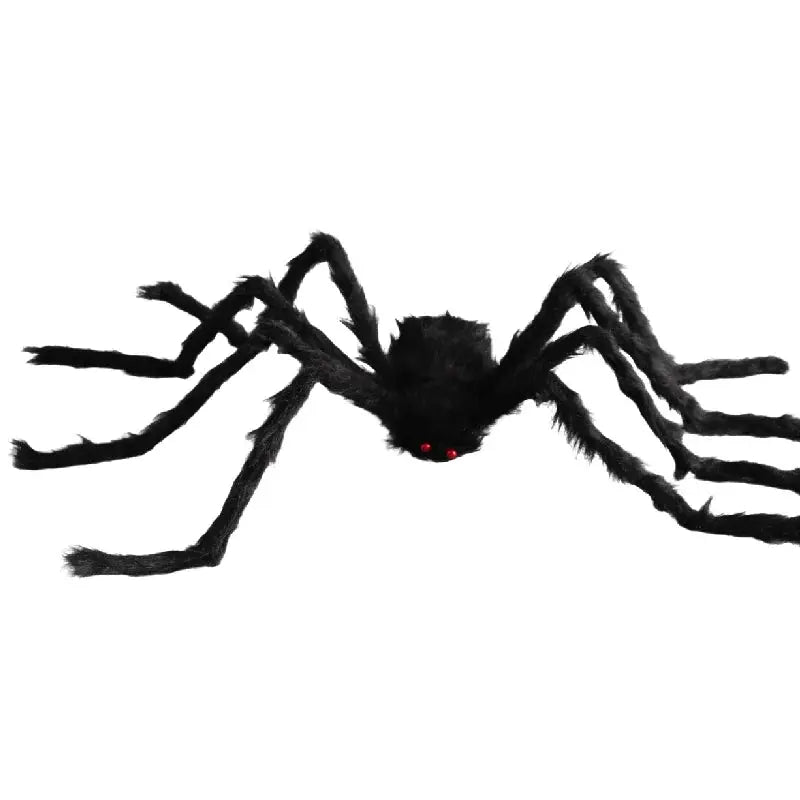 Halloween Big Plush Spider Horror Halloween Decoration Party Prop Outdoor Giant Spider Decor 30-200cm Chamber Prank Black Spider Suncollections