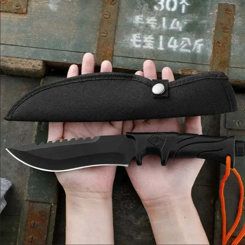 Outdoor Camping Tactical Straight Knife, Portable Outdoor Tool Knife - Suncollections