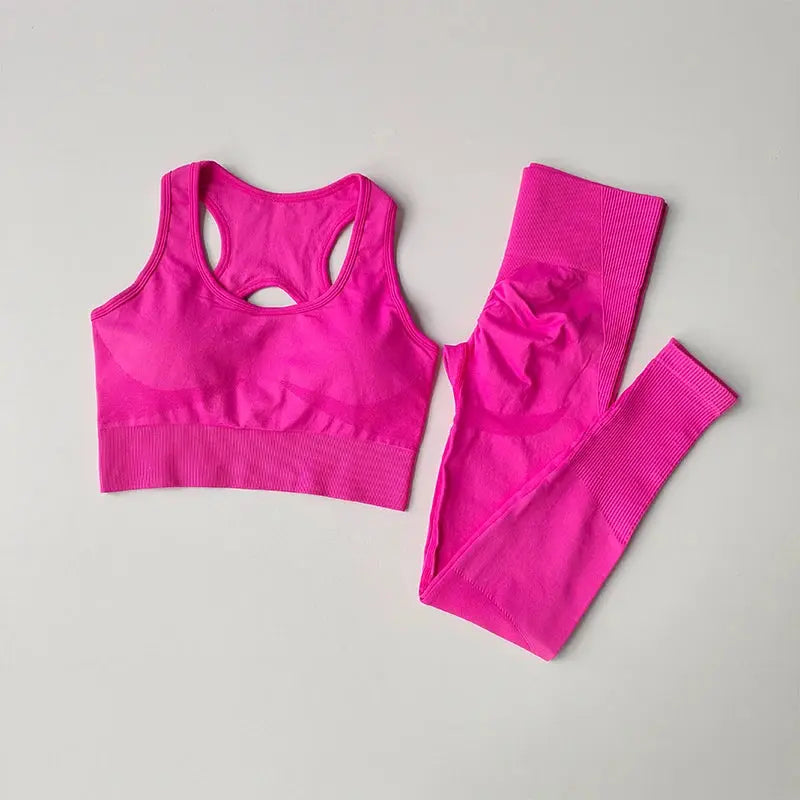 2PCS Sports Bra Women's Set Professional Fitness Tank Top Bra - Suncollections