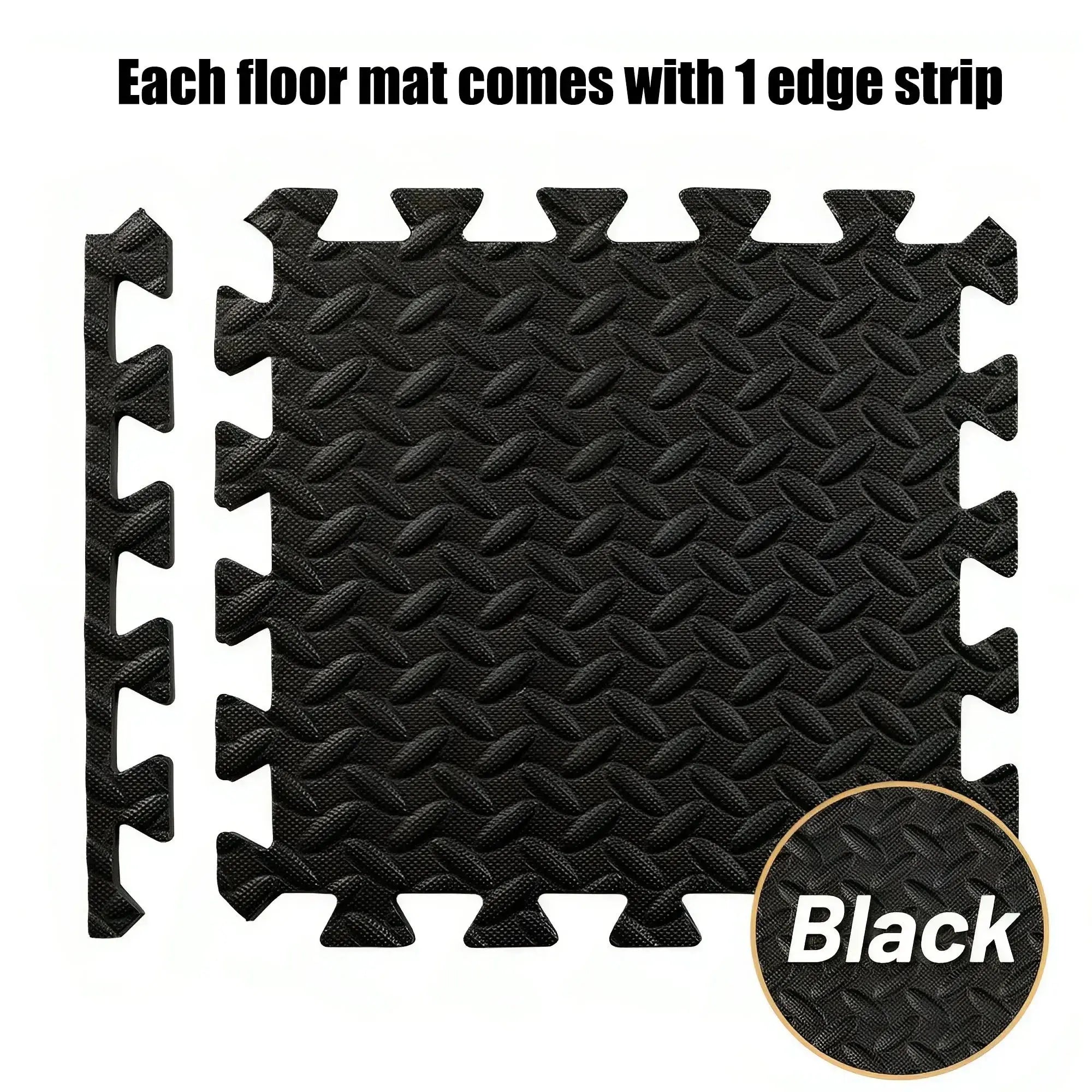 12 Pcs Puzzle Fitness Mat Sport Mats Eva Foam Interlocking Foam Gym Mats Gym Equipment Mat Home Protective Flooring Mats for Kid Suncollections