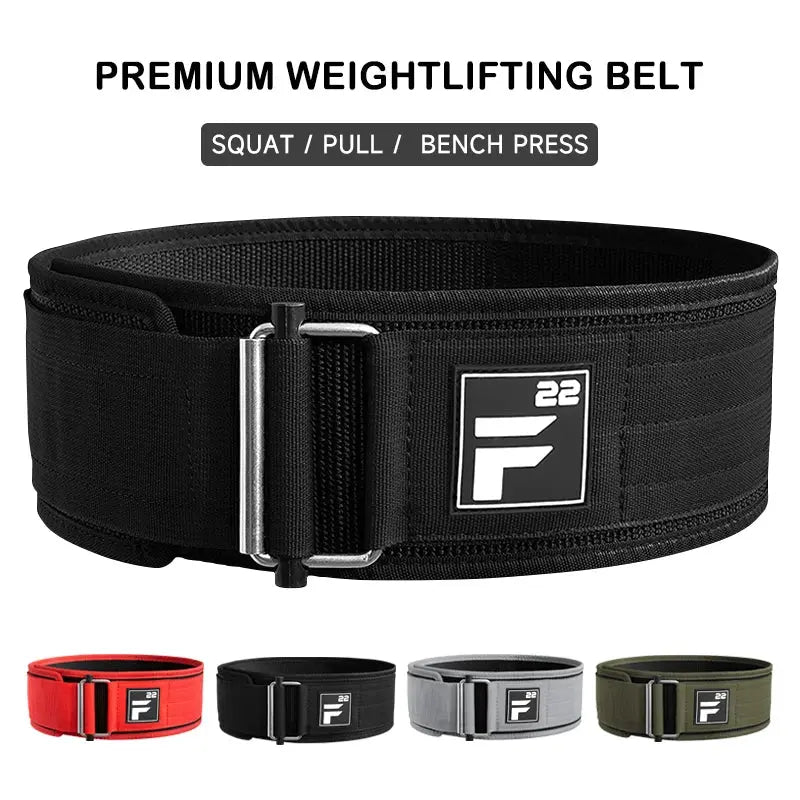 Quick Locking Weightlifting Belt Adjustable Nylon - Suncollections