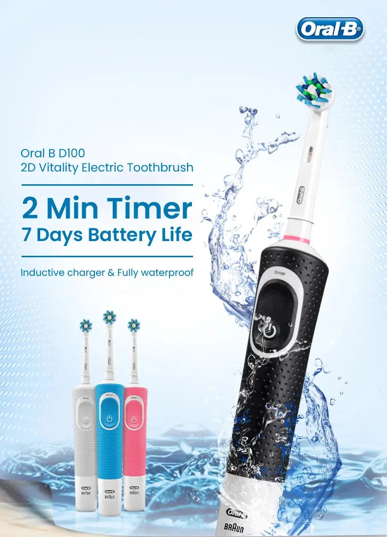 Oral B D100 Electric Toothbrush 2D - Suncollections