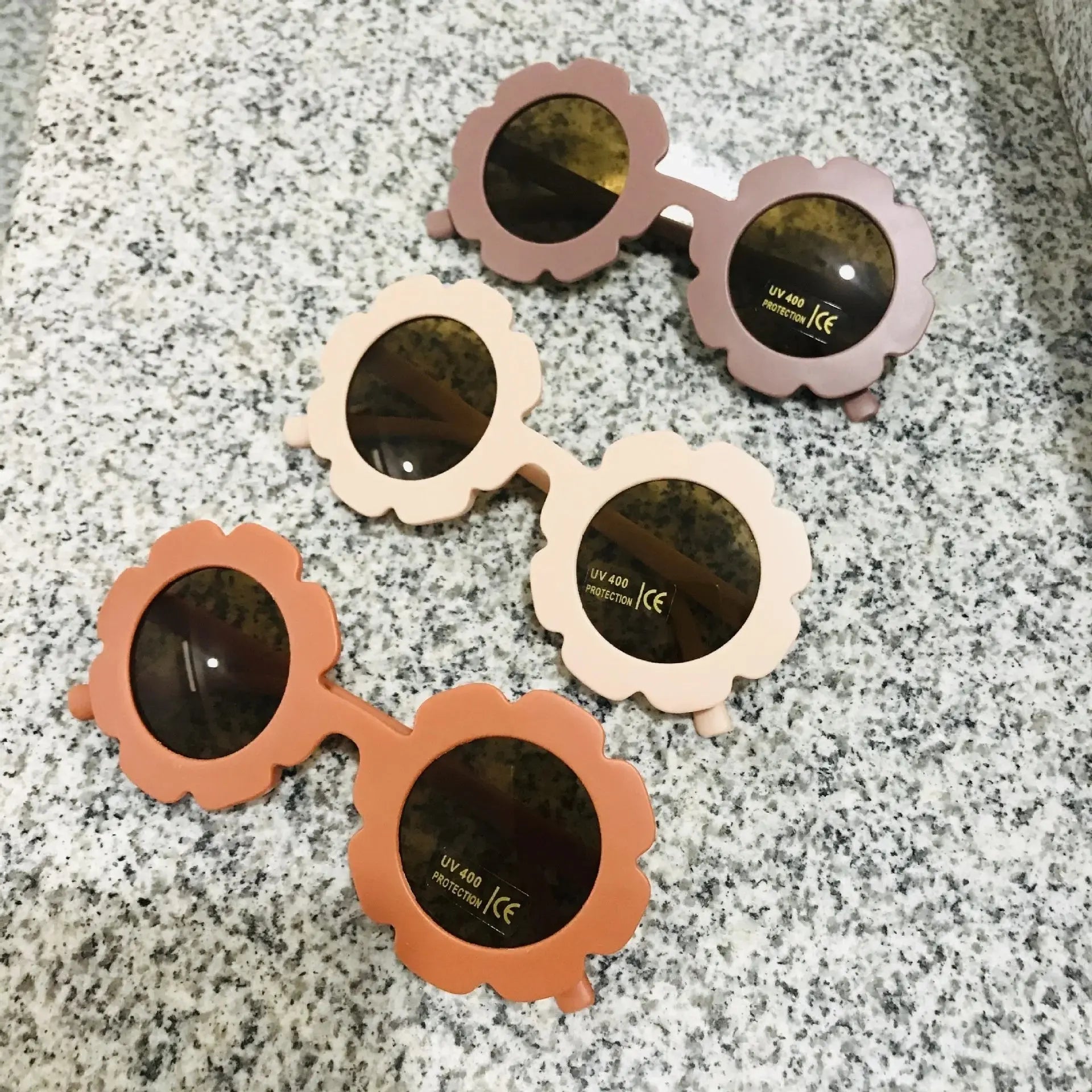2023 new cute children's frosted glasses  color series baby sunglasses - Suncollections