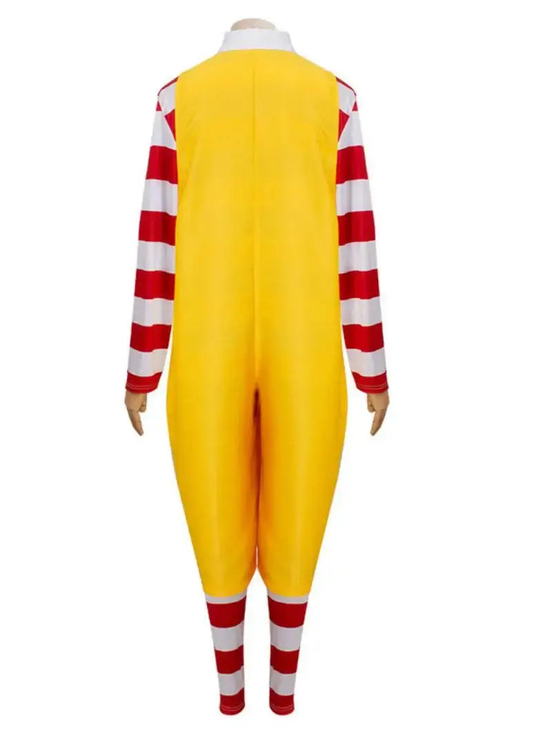Fast food worker cosplay costume costume costume costume party cosplay clown character welcome Halloween costume Suncollections