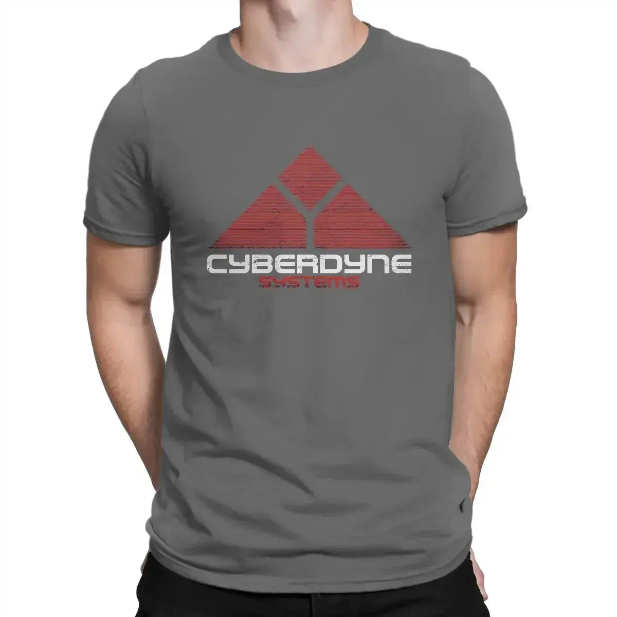 Men's Cyberdine Systems T Shirts The Terminator Science Fiction Movie Cotton Clothes Short Sleeve Round Neck Tees Summer T-Shirt - Suncollections