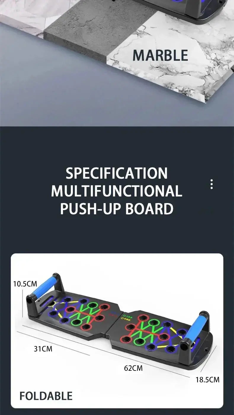 Push Up Board 21 in 1 Portable Folding Exercise Station - Suncollections