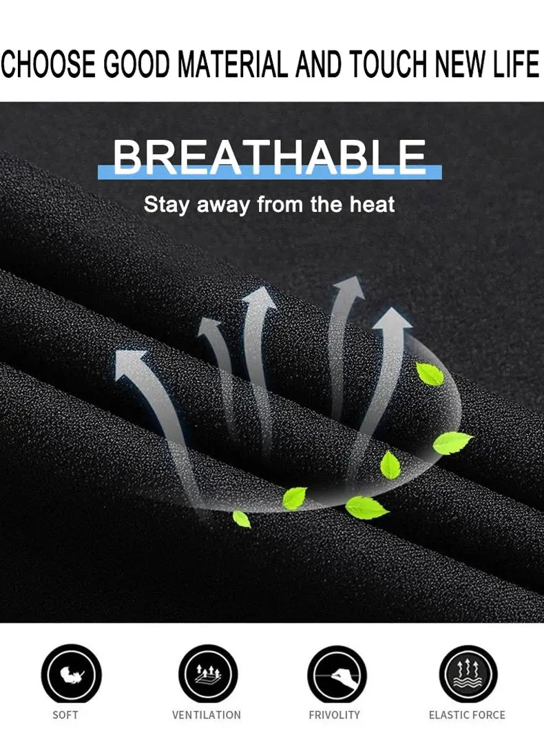 Men's solid color shorts, with zipper pockets, casual elastic drawstring shorts with a loose waist and high elasticity, suitable Suncollections