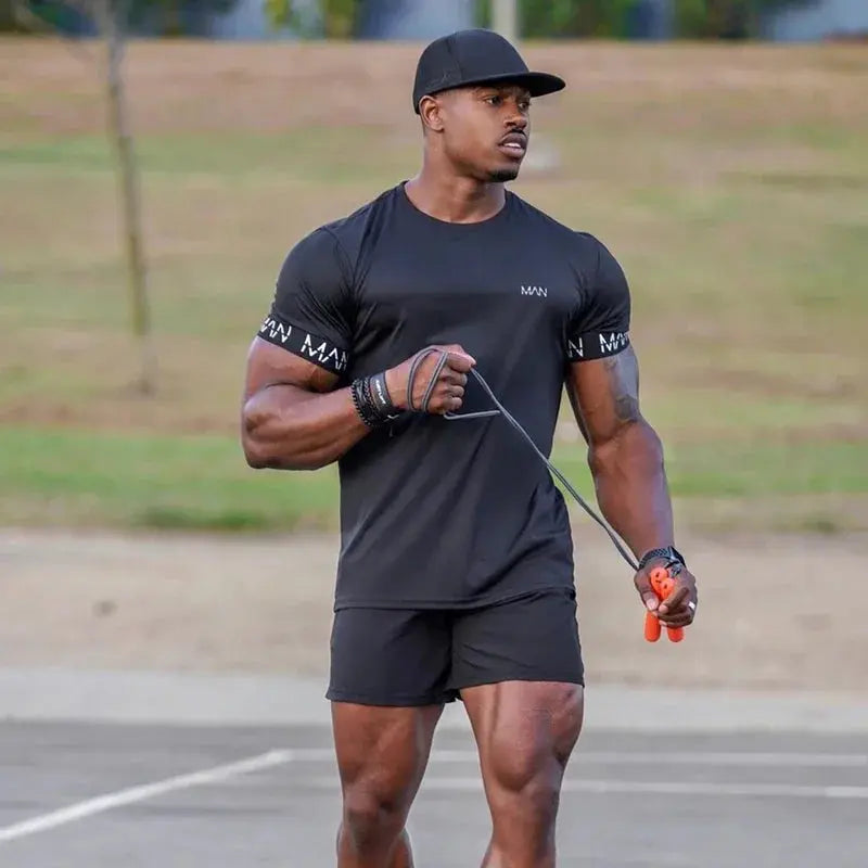 2024 New largetype Men Compression T-shirt men Sporting Skinny Tee Shirt Male Gym Running Black Quick dry T-shirt Fitness Sports Suncollections
