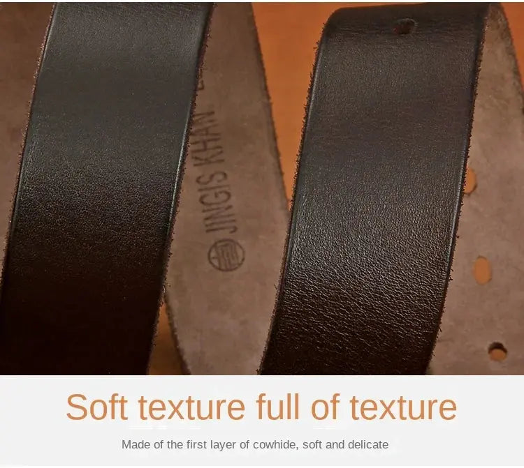 Belt men's genuine leather, genuine cowhide - Suncollections