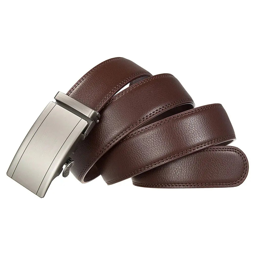 Famous Brand Belt Male Designer Automatic Buckle Genuine Leather - Suncollections