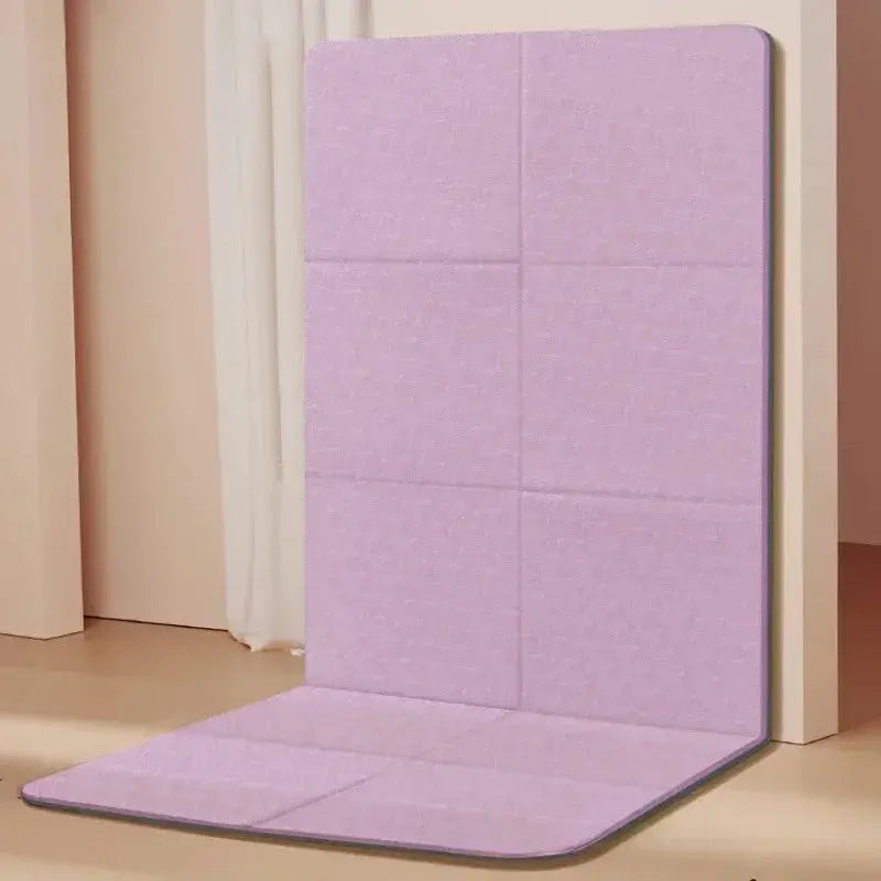 Foldable Yoga Mat Eco Friendly TPE Folding Travel Fitness Exercise Mat Double Sided Non-slip for Yoga - Suncollections