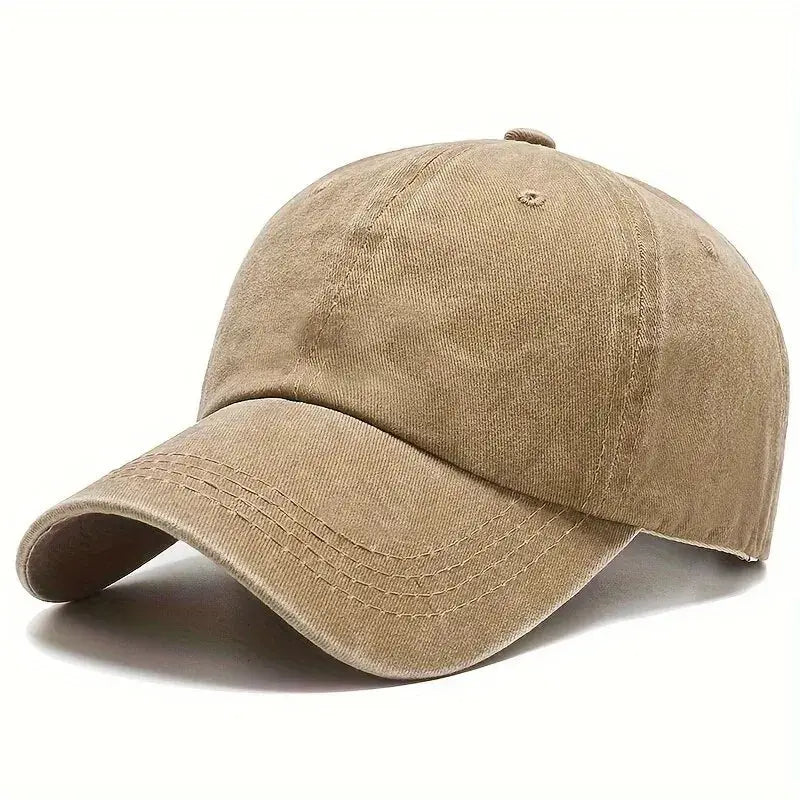 Men Women Unisex Baseball Cap Adjustable Solid Color Casual Hat Stretchy Fabric for Sports Secure Drawstring Closure Dad Hat - Suncollections