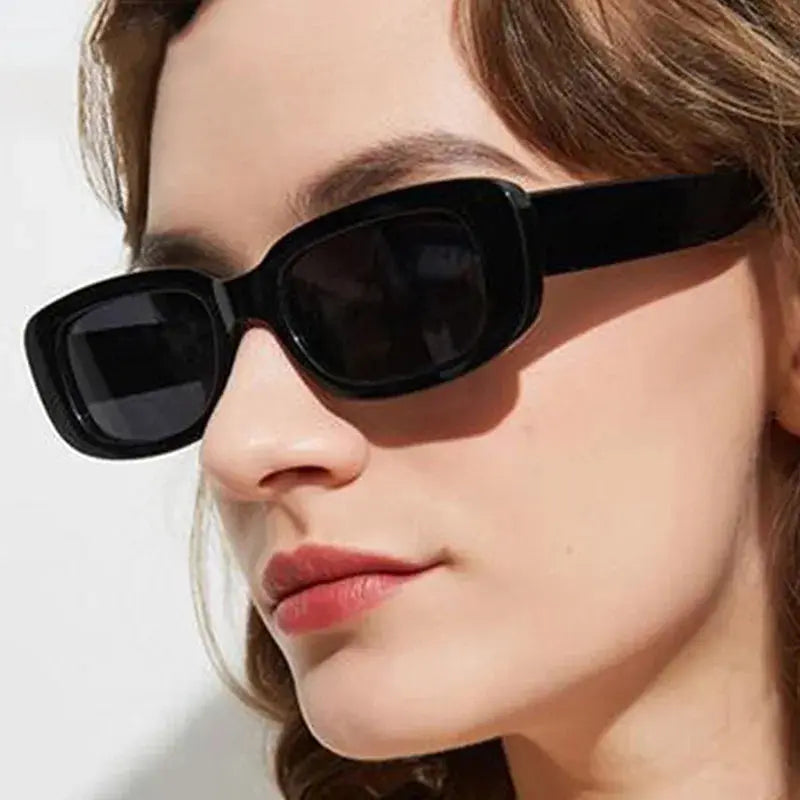 2022 New Square Eyewear Fashion Vintage Sunglasses Women Brand Designer Retro Rectangle Sun Glasses Female Ins Popular Colorful - Suncollections