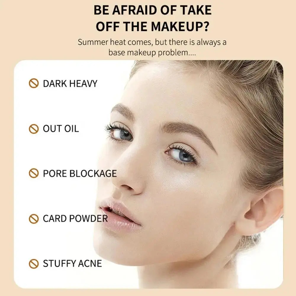 CC Cream With SPF 50 Color Correcting Cream SPF 50 Sunscreen Full Coverage Foundation Lightweight Foundation Moisturizing - Suncollections