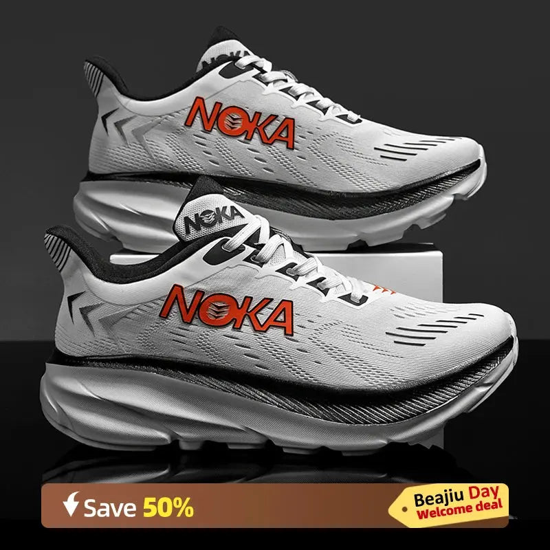 Marathon Carbon Plate Air Cushion Men Sports Running Shoes Breathable Lightweight Women's Comfortable Athletic Nonskid Sneakers Suncollections