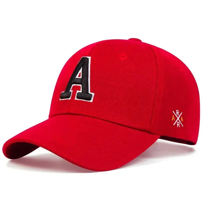 A Letter Side Ar Embroidery Baseball Caps - Suncollections