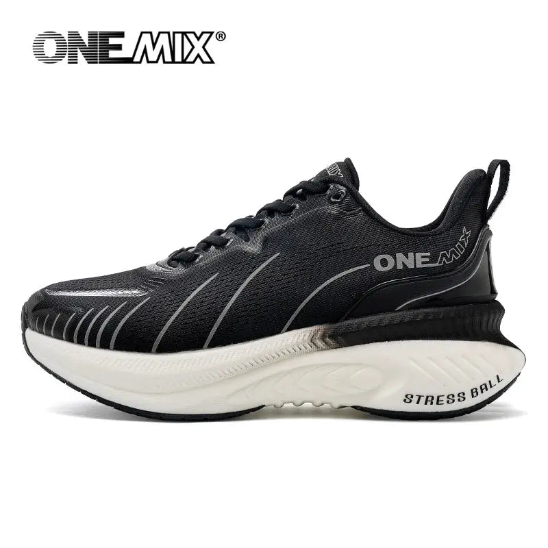 ONEMIX White Road Running Shoes for Men Air Cushion Outdoor Sport Shoes Male Trainers Summer Jogging Shoes Women Footwear Suncollections