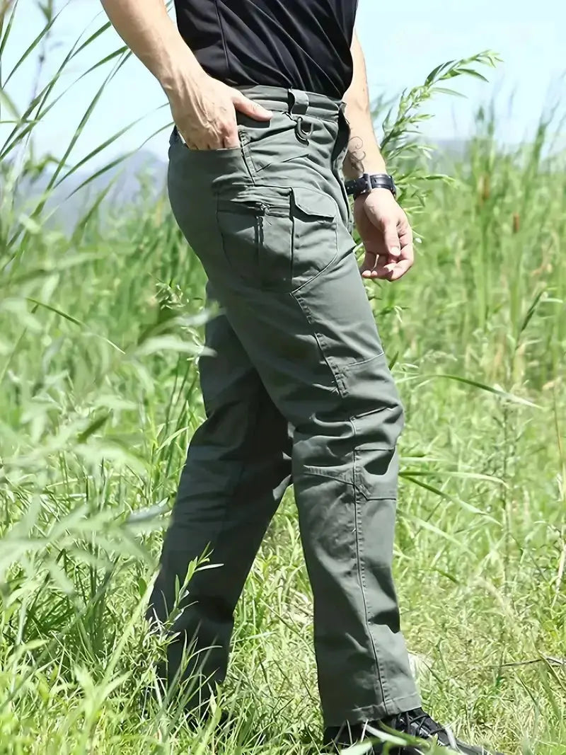 Men's Outdoor Multi Functional Tactical Pants, Multi Pocket Outdoor Hiking Sweatpants, Water-repellent, wear-resistant Suncollections